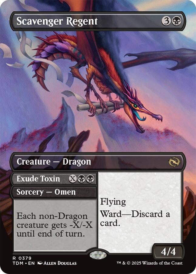Image for Scavenger Regent (Borderless) (379) (Tarkir: Dragonstorm) - Magic: The Gathering