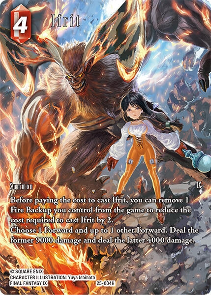 Image for Ifrit (Full Art) (25-004H) (Tears of the Planet) - Final Fantasy TCG