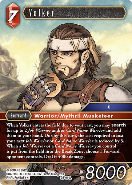 Image for Volker (25-014L) (Tears of the Planet) - Final Fantasy TCG