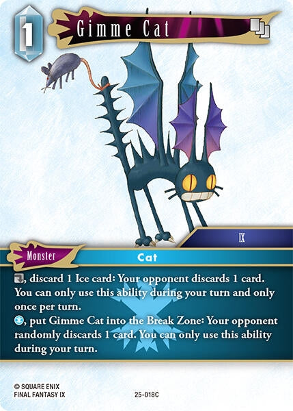 Image for Gimme Cat (25-018C) (Tears of the Planet) - Final Fantasy TCG