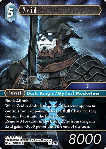 Image for Zeid (25-024H) (Tears of the Planet) - Final Fantasy TCG