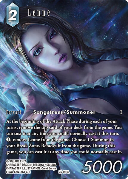 Image for Lenne (Full Art) (25-034L) (Tears of the Planet) - Final Fantasy TCG