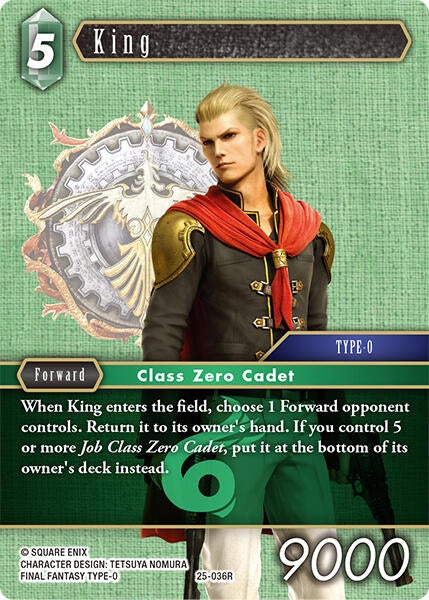 Image for King (25-036R) (Tears of the Planet) - Final Fantasy TCG
