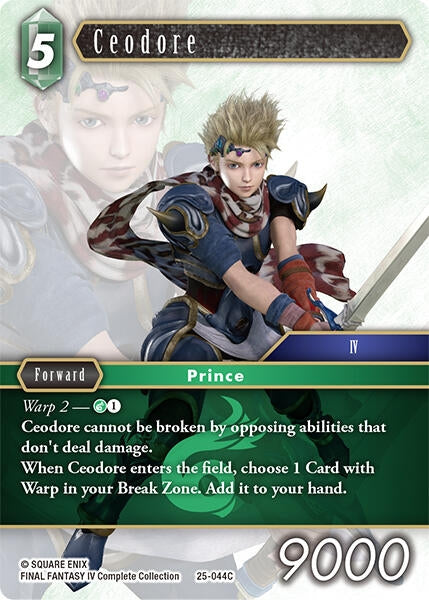 Image for Ceodore (25-044C) (Tears of the Planet) - Final Fantasy TCG