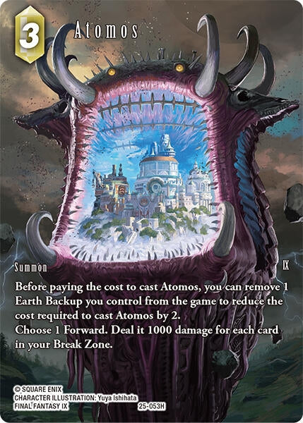 Image for Atomos (Full Art) (25-053H) (Tears of the Planet) - Final Fantasy TCG