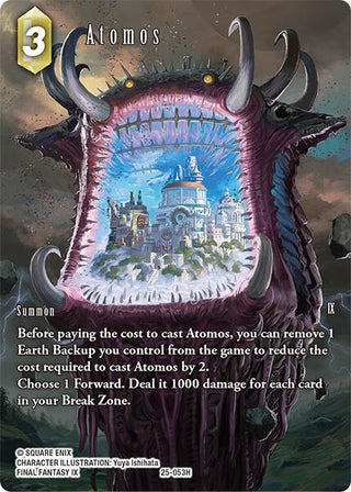 Image for Atomos (Full Art) (25-053H) (Tears of the Planet) - Final Fantasy TCG