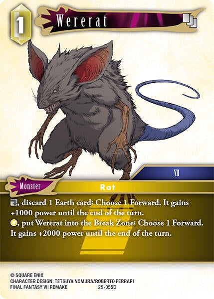 Image for Wererat (25-055C) (Tears of the Planet) - Final Fantasy TCG