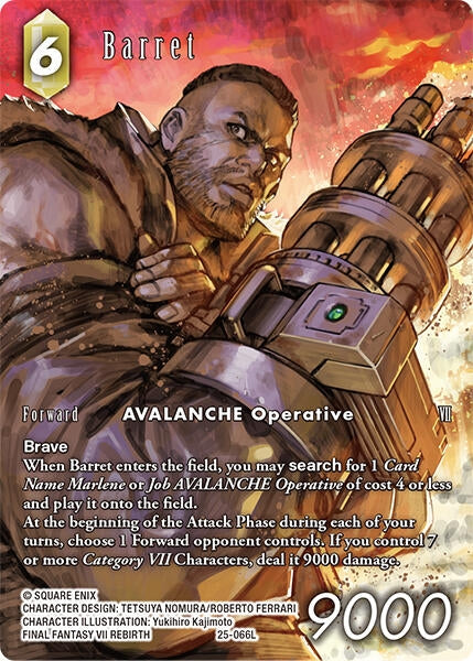 Image for Barret (Full Art) (25-066L) (Tears of the Planet) - Final Fantasy TCG