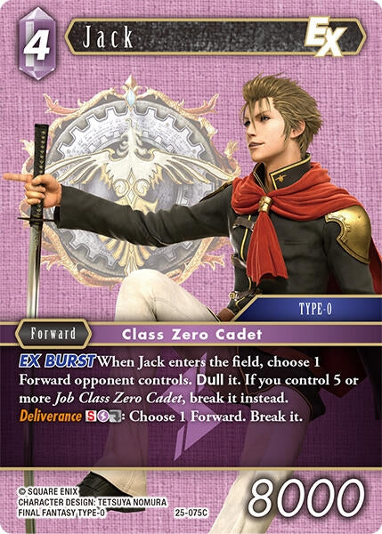 Image for Jack EX (25-075C) (Tears of the Planet) - Final Fantasy TCG