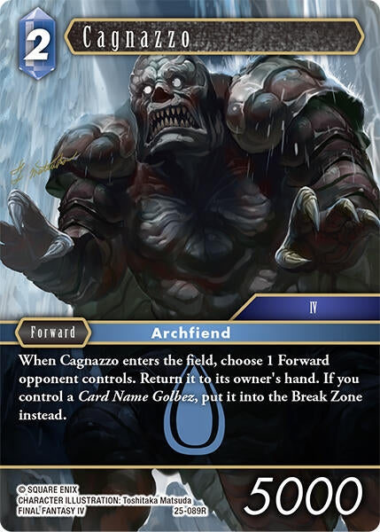 Image for Cagnazzo (25-089R) (Tears of the Planet) - Final Fantasy TCG