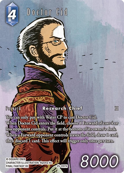 Image for Doctor Cid (Full Art) (25-097H) (Tears of the Planet) - Final Fantasy TCG