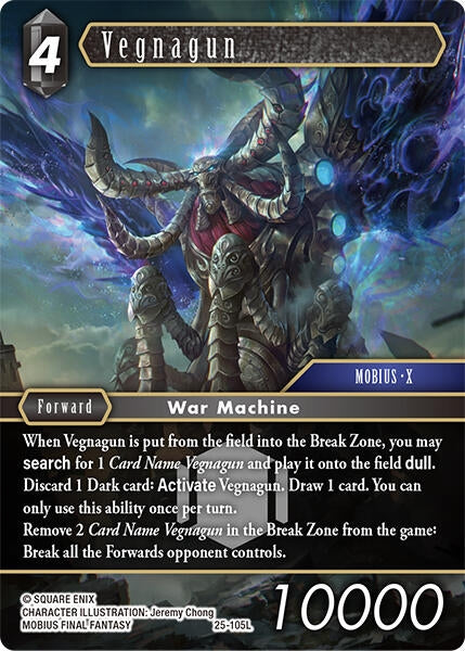 Image for Vegnagun (25-105L) (Tears of the Planet) - Final Fantasy TCG