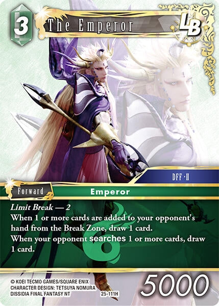 Image for The Emperor LB (25-111H) (Tears of the Planet) - Final Fantasy TCG