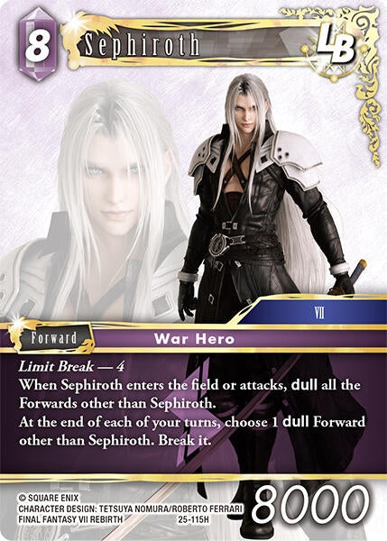 Image for Sephiroth LB (25-115H) (Tears of the Planet) - Final Fantasy TCG