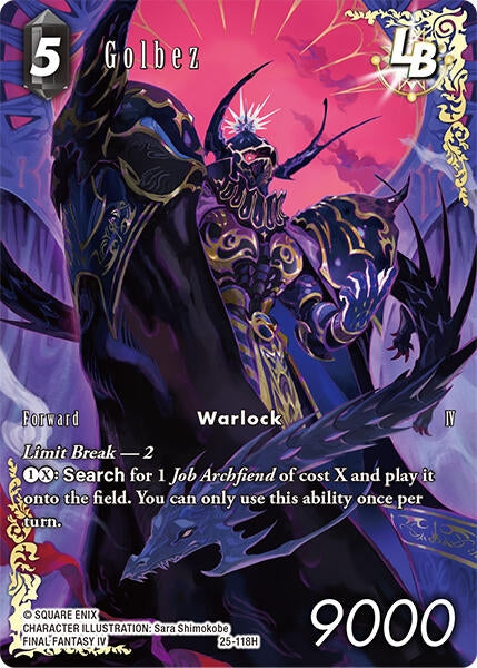 Image for Golbez (Full Art) (25-118H) (Tears of the Planet) - Final Fantasy TCG
