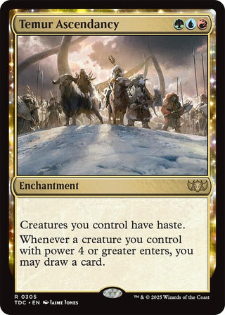 Image for Temur Ascendancy (305) (Commander: Tarkir: Dragonstorm) - Magic: The Gathering