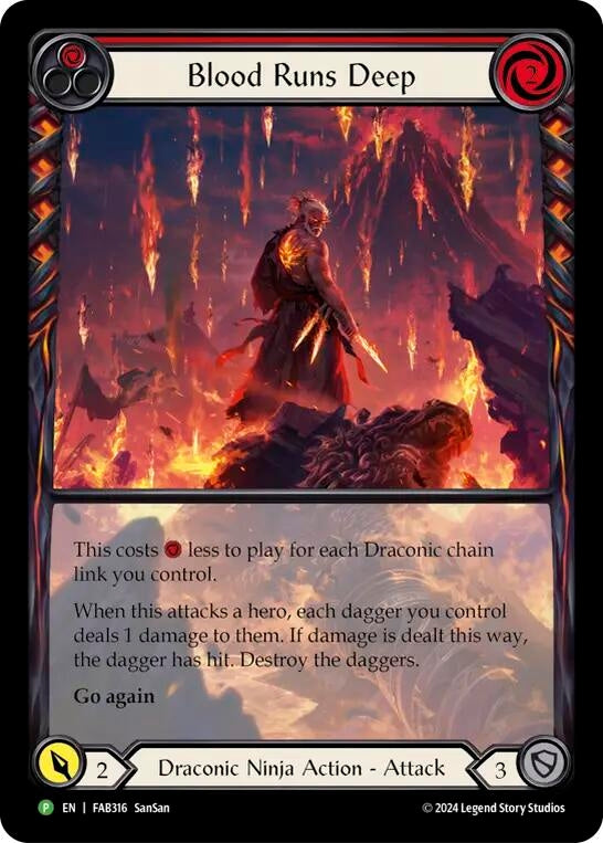 Image for Blood Runs Deep - FAB316 (FAB316) (Flesh and Blood: Promo Cards) - Flesh and Blood TCG
