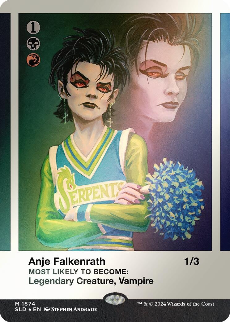 Image for Anje Falkenrath (Rainbow Foil) (1874) (Secret Lair Drop Series) - Magic: The Gathering