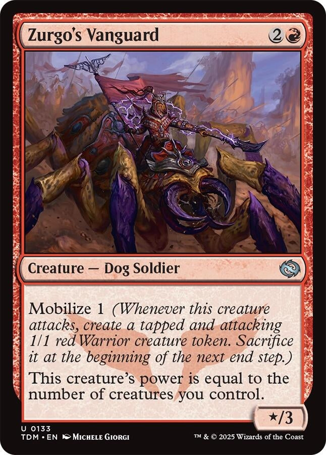 Image for Zurgo's Vanguard (133) (Tarkir: Dragonstorm) - Magic: The Gathering