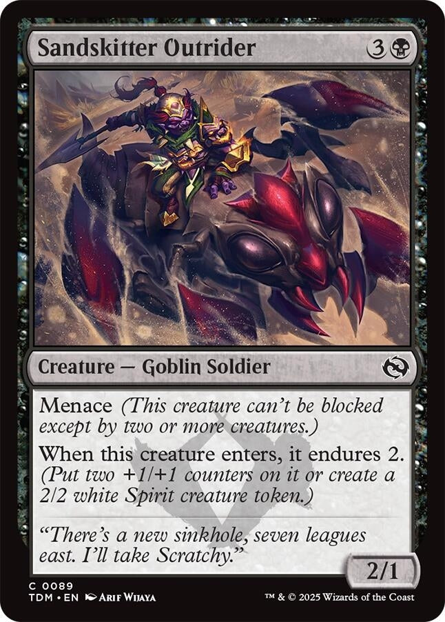 Image for Sandskitter Outrider (89) (Tarkir: Dragonstorm) - Magic: The Gathering