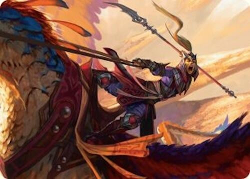 Image for Dragonback Lancer Art Card (3/54) (3) (Art Series: Tarkir: Dragonstorm) - Magic: The Gathering