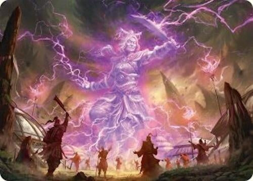 Image for Smile at Death Art Card (4/54) (4) (Art Series: Tarkir: Dragonstorm) - Magic: The Gathering