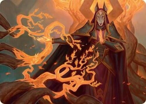 Image for Abzan Devotee Art Card (10/54) (10) (Art Series: Tarkir: Dragonstorm) - Magic: The Gathering