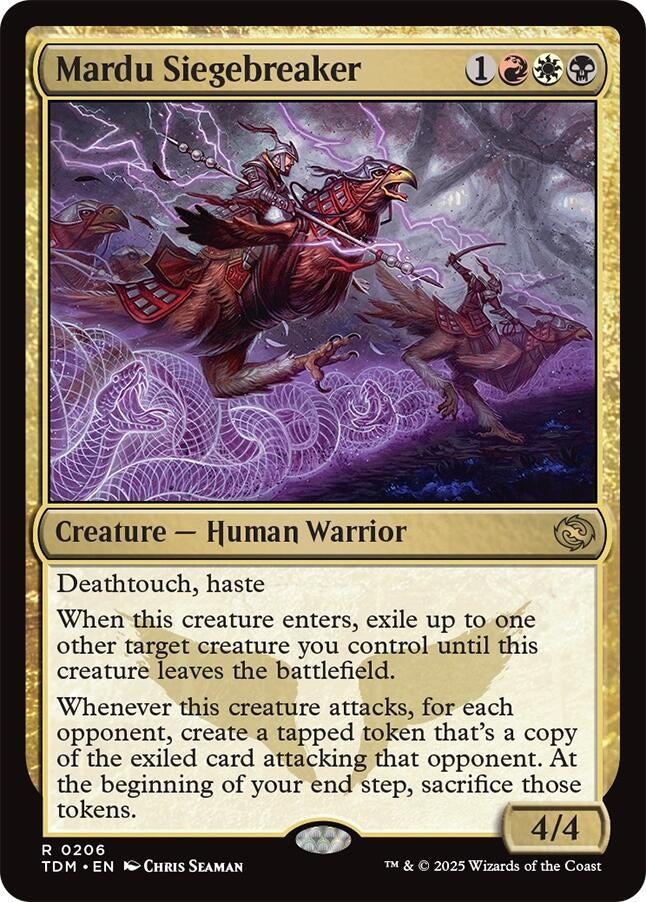 Image for Mardu Siegebreaker (206) (Tarkir: Dragonstorm) - Magic: The Gathering