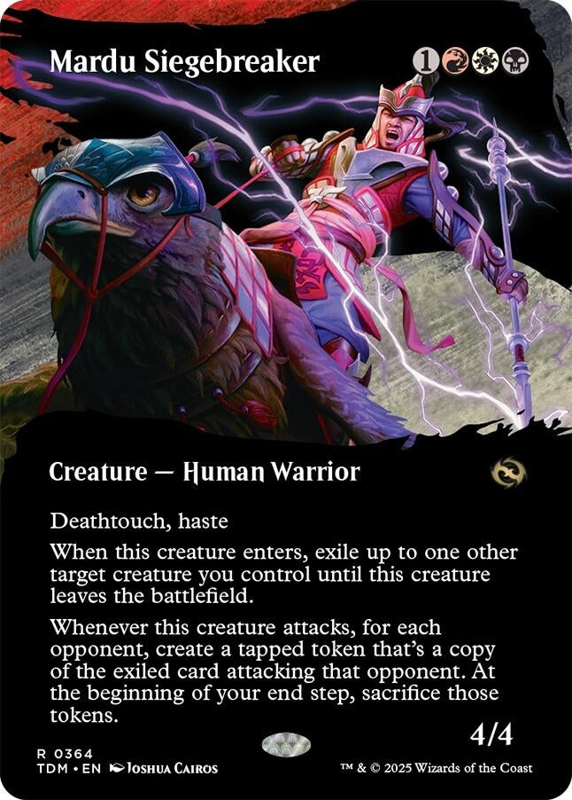 Image for Mardu Siegebreaker (Borderless) (364) (Tarkir: Dragonstorm) - Magic: The Gathering