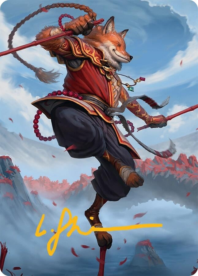 Image for Equilibrium Adept Art Card (16/54) (Gold-Stamped Signature) (16) (Art Series: Tarkir: Dragonstorm) - Magic: The Gathering