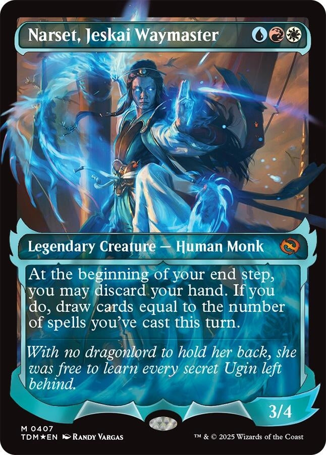 Image for Narset, Jeskai Waymaster (Showcase) (407) (Tarkir: Dragonstorm) - Magic: The Gathering