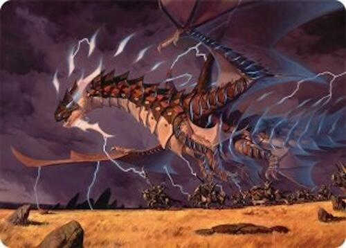 Image for Neriv, Heart of the Storm Art Card (25/54) (25) (Art Series: Tarkir: Dragonstorm) - Magic: The Gathering