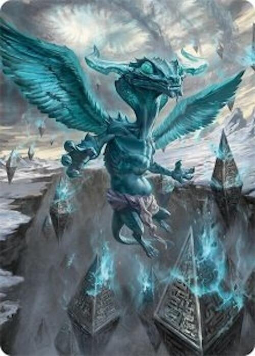Image for Ugin, Eye of the Storms Art Card (47/54) (47) (Art Series: Tarkir: Dragonstorm) - Magic: The Gathering