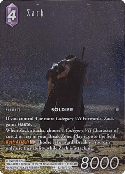 Image for Zack (Full Art) (PR-182/25-073L) (Tears of the Planet) - Final Fantasy TCG