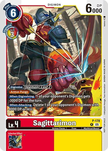 Image for Sagittarimon (Store Tournament 2025 Vol.2 Participation Pack) (P-178 P) (Digimon Promotion Cards) - Digimon Card Game