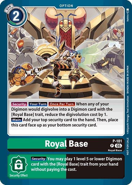 Image for Royal Base (Store Tournament 2025 Vol.2 Participation Pack) (P-181 P) (Digimon Promotion Cards) - Digimon Card Game