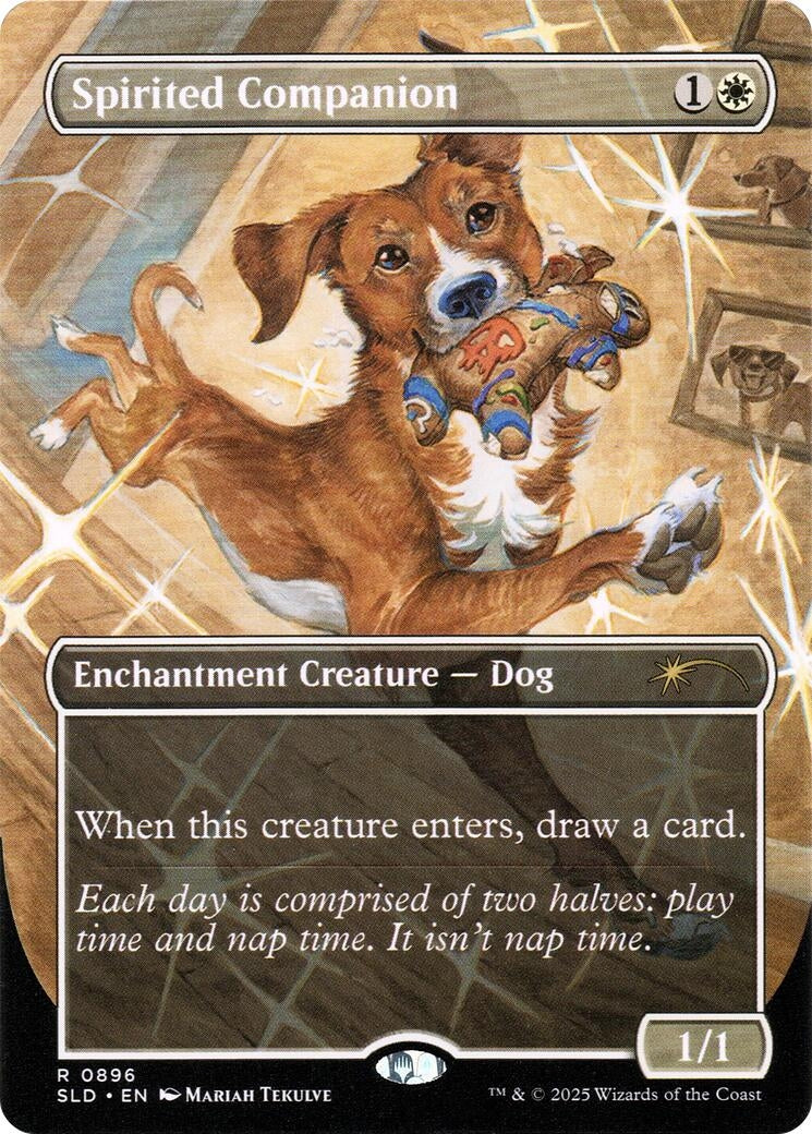 Image for Spirited Companion (0896) (896) (Secret Lair Drop Series) - Magic: The Gathering