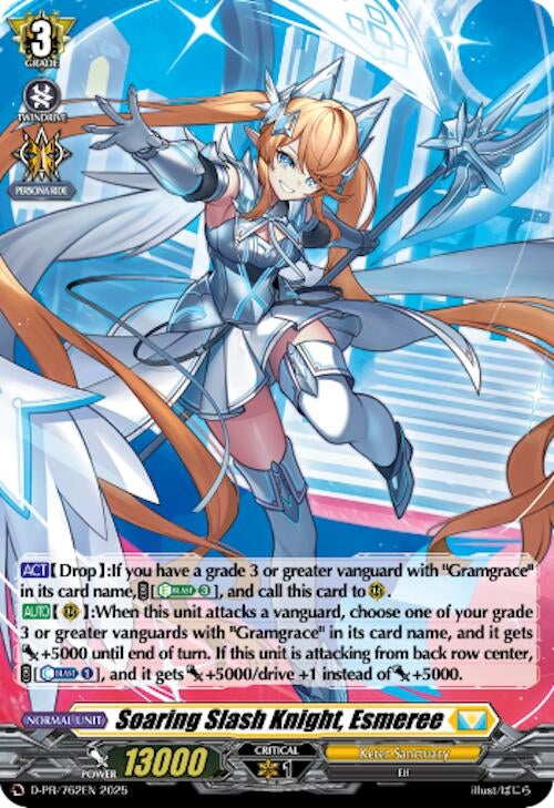 Image for Soaring Slash Knight, Esmeree (Foi) (D-PR/762EN) [D Promo Cards] - Cardfight Vanguard
