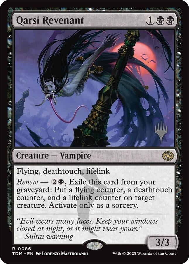 Image for Qarsi Revenant (86) (Promo Pack: Tarkir: Dragonstorm) - Magic: The Gathering