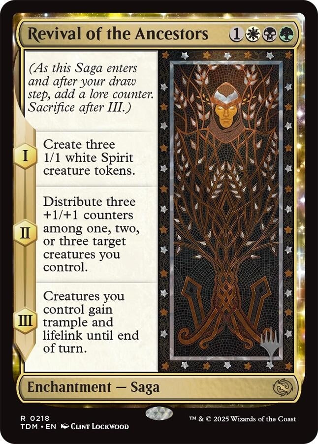 Image for Revival of the Ancestors (218) (Promo Pack: Tarkir: Dragonstorm) - Magic: The Gathering