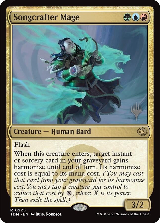 Image for Songcrafter Mage (225) (Promo Pack: Tarkir: Dragonstorm) - Magic: The Gathering