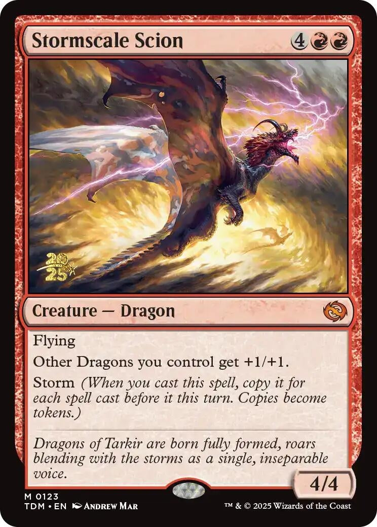 Image for Stormscale Scion (123) (Prerelease Cards) - Magic: The Gathering