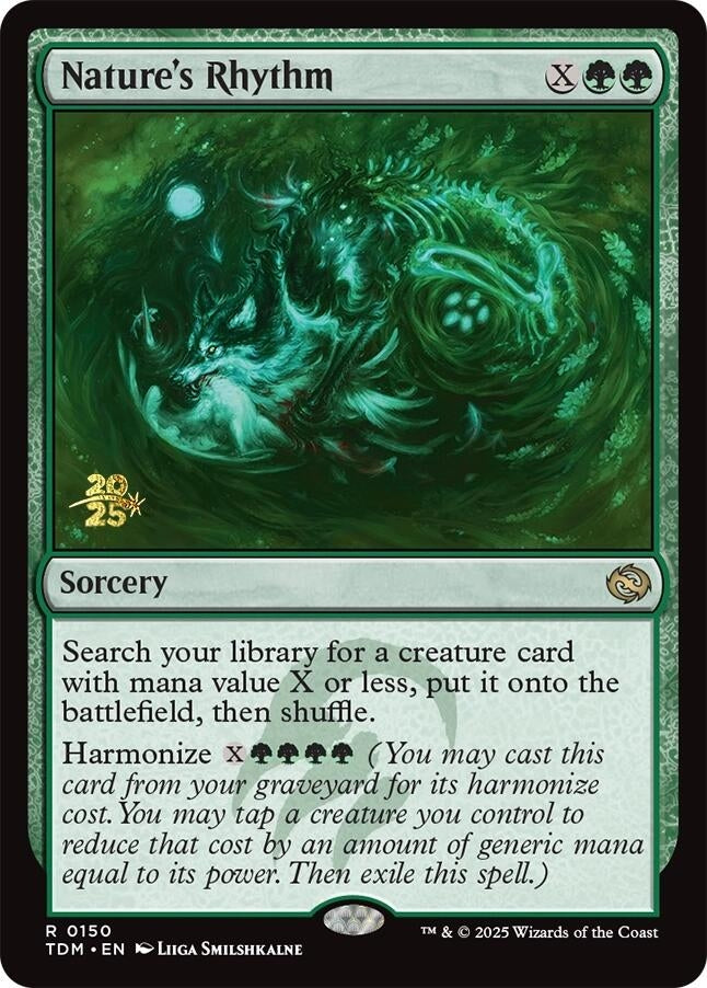Image for Nature's Rhythm (150) (Prerelease Cards) - Magic: The Gathering