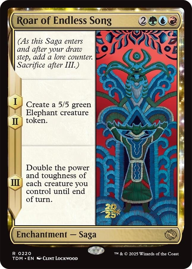 Image for Roar of Endless Song (220) (Prerelease Cards) - Magic: The Gathering