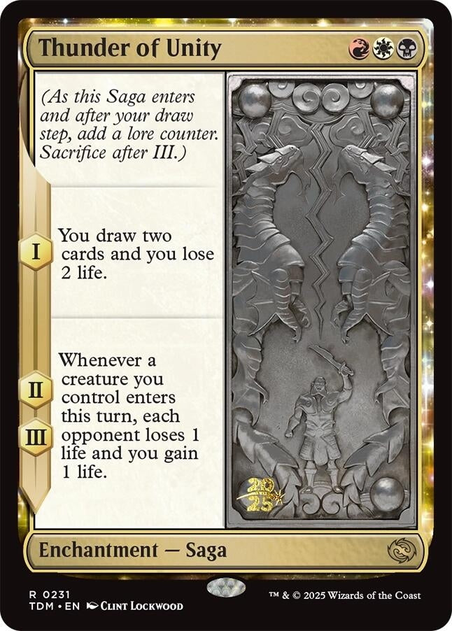 Image for Thunder of Unity (231) (Prerelease Cards) - Magic: The Gathering