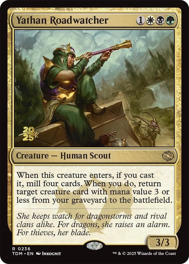 Image for Yathan Roadwatcher (236) (Prerelease Cards) - Magic: The Gathering