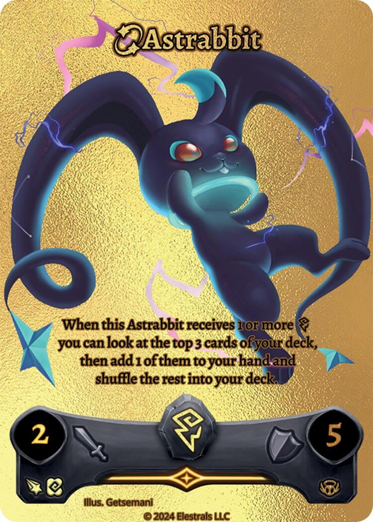 Image for Astrabbit (Metal Card) (Stellar) (KSC-00) (Clash! Promos) - Elestrals