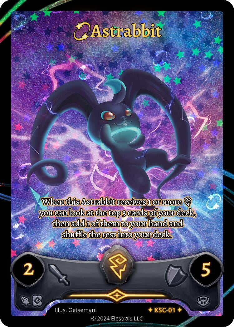 Image for Astrabbit (Full Art) (Stellar) (KSC-01) (Clash! Promos) - Elestrals