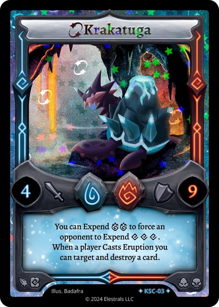 Image for Krakatuga (Stellar) (KSC-03) (Clash! Promos) - Elestrals