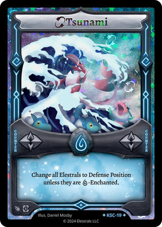 Image for Tsunami (Stellar) (KSC-19) (Clash! Promos) - Elestrals